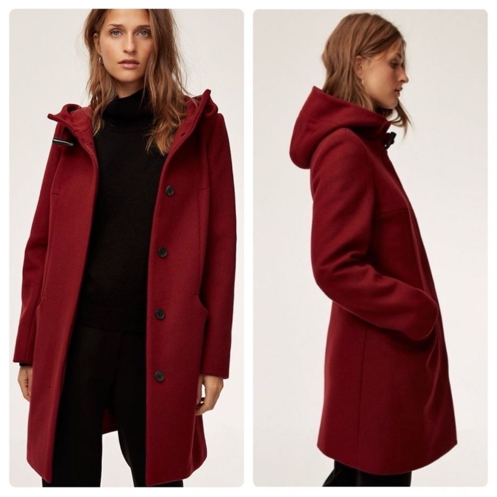 Aritzia Babaton Pearce Wool and Cashmere Coat XS - Picture 5 of 11